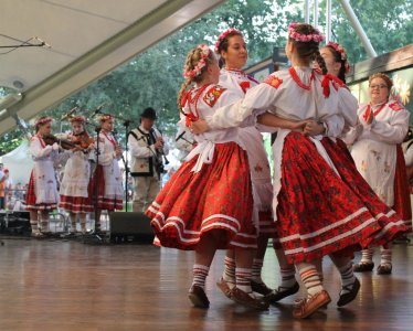 Fragment koncertu zespołu ze Złotnika