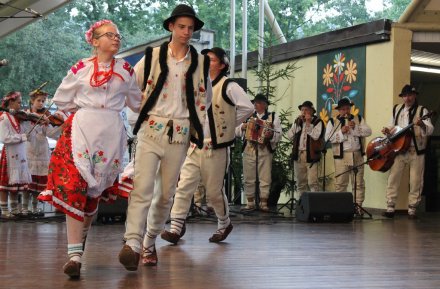 Fragment koncertu zespołu ze Złotnika