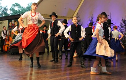 Fragment koncertu zespołu "Kozianie"