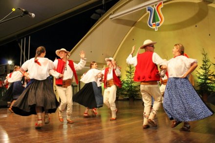 Fragment koncertu zespołu z Koniakowa