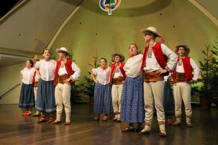 Fragment koncertu zespołu z Koniakowa