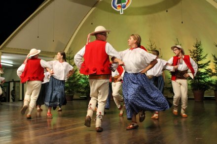 Fragment koncertu zespołu z Koniakowa