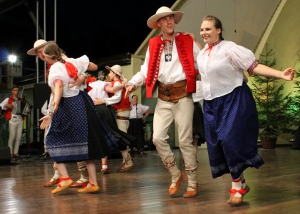 Fragment koncertu zespołu z Koniakowa