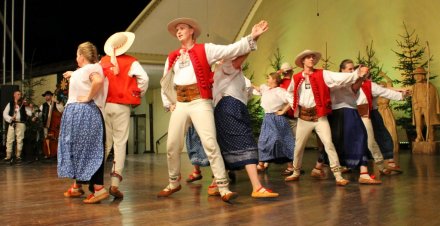 Fragment koncertu zespołu z Koniakowa