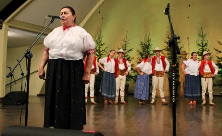 Fragment koncertu zespołu z Koniakowa