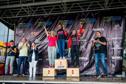 Ewa Gorzelany na podium