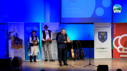 Jan Szturc podczas przemówienia