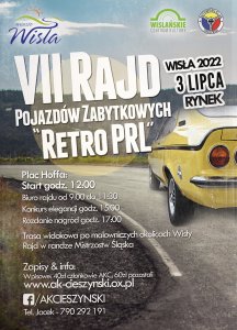 Plakat - Rajd Pojazdów Zabytkowych