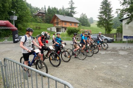 Start sztafety rowerowej 24h