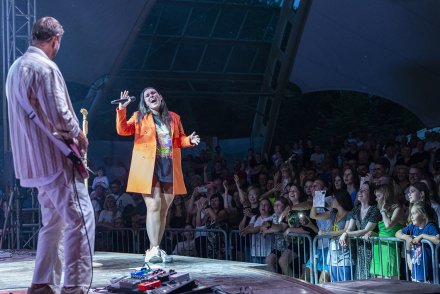 Koncert Ewy Farnej w wiślańskim amfiteatrze