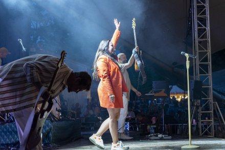 Koncert Ewy Farnej w wiślańskim amfiteatrze