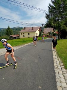 Niedzielny bieg na nartorolka