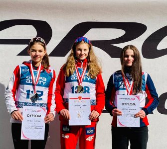 Laura Wantulok na najwyższym stopniu podium