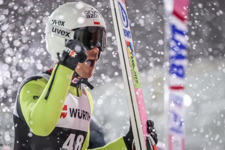 Brązowy medal Piotra Żyły w w fińskim Lahti (fot.Tadeusz Mieczyński)