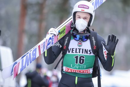 Paweł Wąsek w fińskim Lahti (fot.Tadeusz Mieczyński)