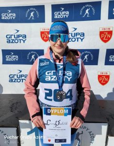 Laura Wantulok ze złotym medalem