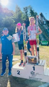 Zawodnicy WSS na podium