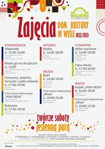 Grafik zajęć w Domu KUltury