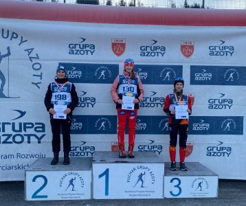 Laura Wantulok na najwyższym stopniu podium
