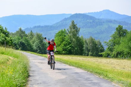 Na trasie Bike Maratonu w Wiśle