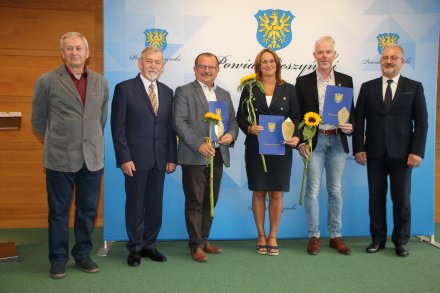 Gala Sportu Powiatu Cieszyńskiego - nagrodzone gminy/fot. Powiat Cieszyński