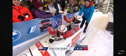 R. Sobczyk na Mistrzostwach Europy - fot. Polski Związek Bobslei i Skeletonu