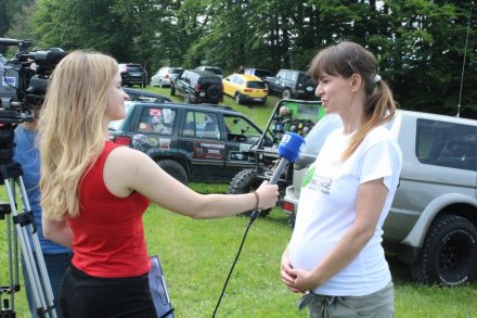 Wywiad na terenie rywalizacji