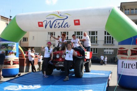 Prezentacja załóg na starcie rajdu