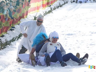 Zjazdy na byle czym, fot. InfoBeskidy.eu
