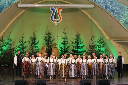 Fragment występu Zespołu "Czantoria"