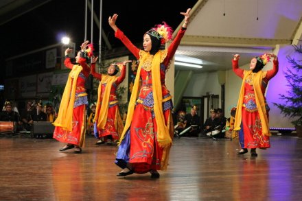 Fragment występu zespołu z Indonezji