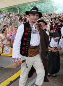 Góral wiślański w amfiteatrze