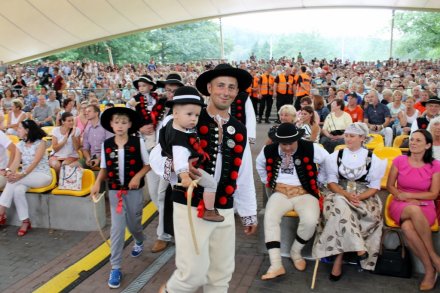 Górale w amfiteatrze