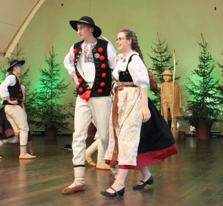 Fragment występu Zespołu "Wisła"