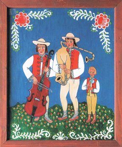 Maria Gatnar-Guzy - malarstwo na szkle, źródło: transetno.eu