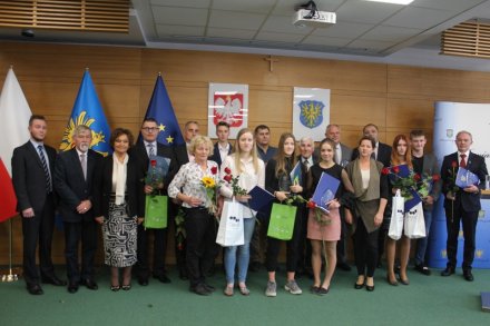 Wyróżnieni sportowcy wśród których znalazł się również Bartosz Czyż