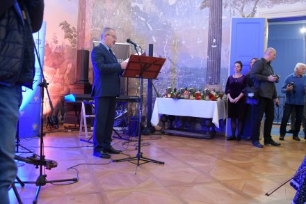 Głos zabrał Starostwa Cieszyński Mieczysław Szczurek