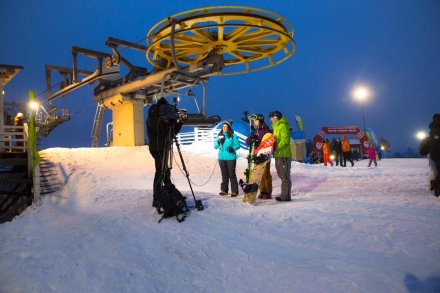 Rozmowa na żywo dla telewizji