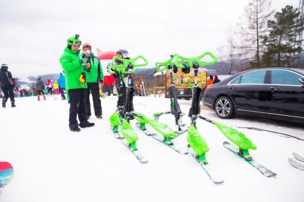Pokazy sprzętu Ski Trikke