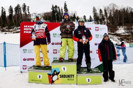 Zwycięzcy w banked slalomie