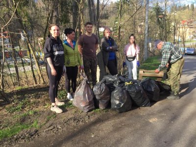 Sprzątanie Wisły/fot. Aleksandra Gomola