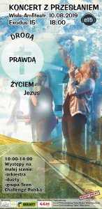 Plakat "Koncert z przesłaniem"