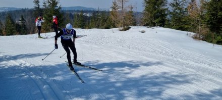 Błażej Haratyk w trakcie zawodów
