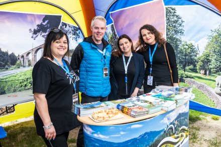 Stoisko promocyjne Wisły