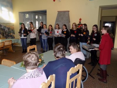 Kolędowanie w PDPS "Feniks"