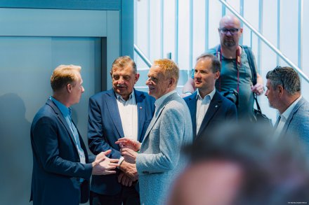 Konferencja prasowa przed otwarciem Beskidzkiego Centrum Narciarstwa