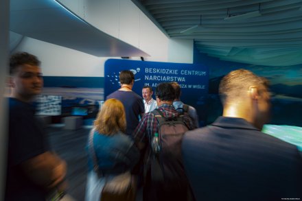 Konferencja prasowa przed otwarciem Beskidzkiego Centrum Narciarstwa