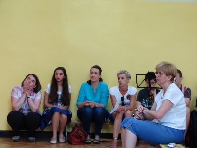 Widownia podczas występów dotyczących Dnia Rodziny fot. InfoBeskidy.eu/Paweł Brągiel