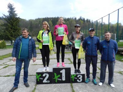 Panie z kategorii K5 na podium