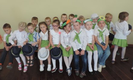 Zdjęcie grupowe podczas występów